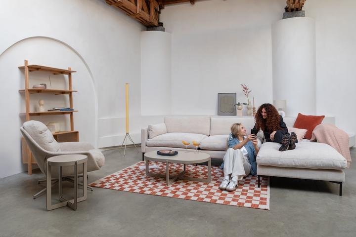 Image du produit Zuiver Summer Sofa 4,5-Seater Cream (Canapé-lit)