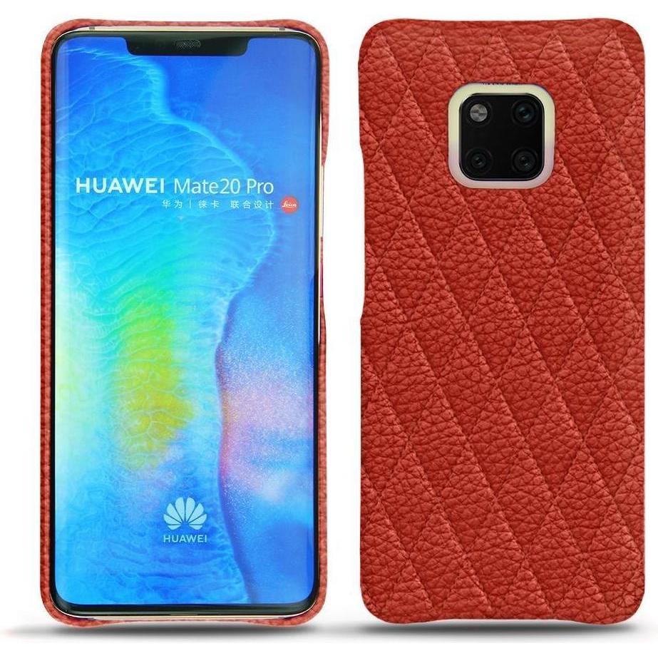 Noreve Lederschutzhülle (Huawei Mate 20 Pro), Smartphone Hülle, Orange
