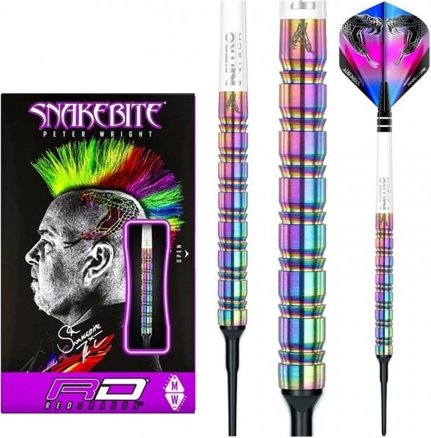 Image du produit Red Dragon Fléchettes en tungstène Peter Wright Snakebite (18g) (18 g)