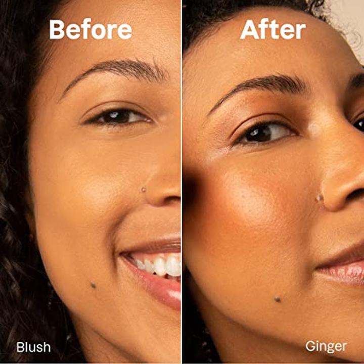 Actual product image Attitude Oceanly Plastic-Free Lightweight Blush Stick Titanium Dioxide-Free (Titanium Dioxide-Free)