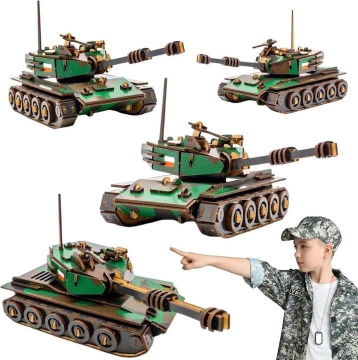 Immagine prodotto Teka Holzpuzzle Panzer