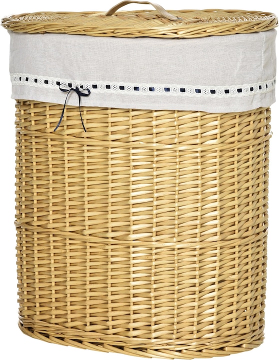 Immagine prodotto Homcom Cesto per il bucato con sacca per il bucato rimovibile (15 l)