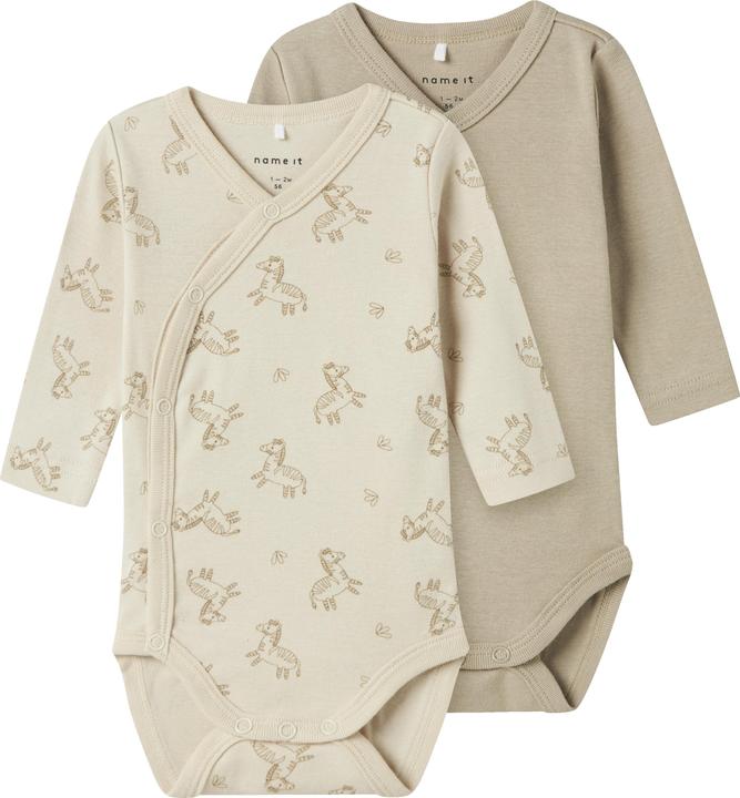 Produktbild Name it Nbnbody 2p Ls Wrap Rainy Day Zebra Noos (56)