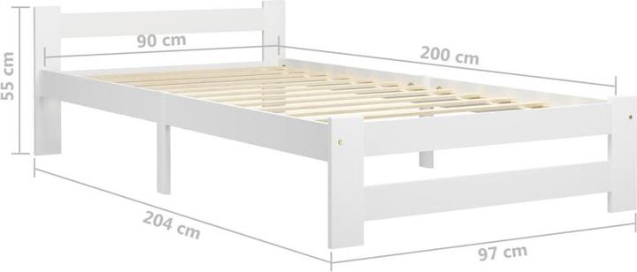 Image du produit vidaXL Bettgestell (90 x 200 cm)
