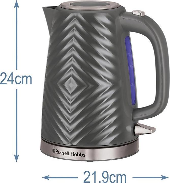 Produktbild Russell Hobbs 26382-70 Groove Wasserkocher grau (1.70 l)