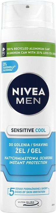 Produktbild NIVEA Men Sensitive chłodzący żel do golenia 200ml (200 ml)