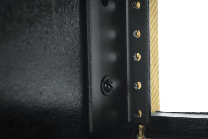 Actual product image Gator Cases GR-RETRORACK-3TW Retro Rack Vintage Amp Vibe Rack Case 3U Tweed (Accessories)