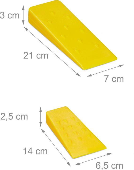 Immagine prodotto Relaxdays 4x cuneo di abbattimento
