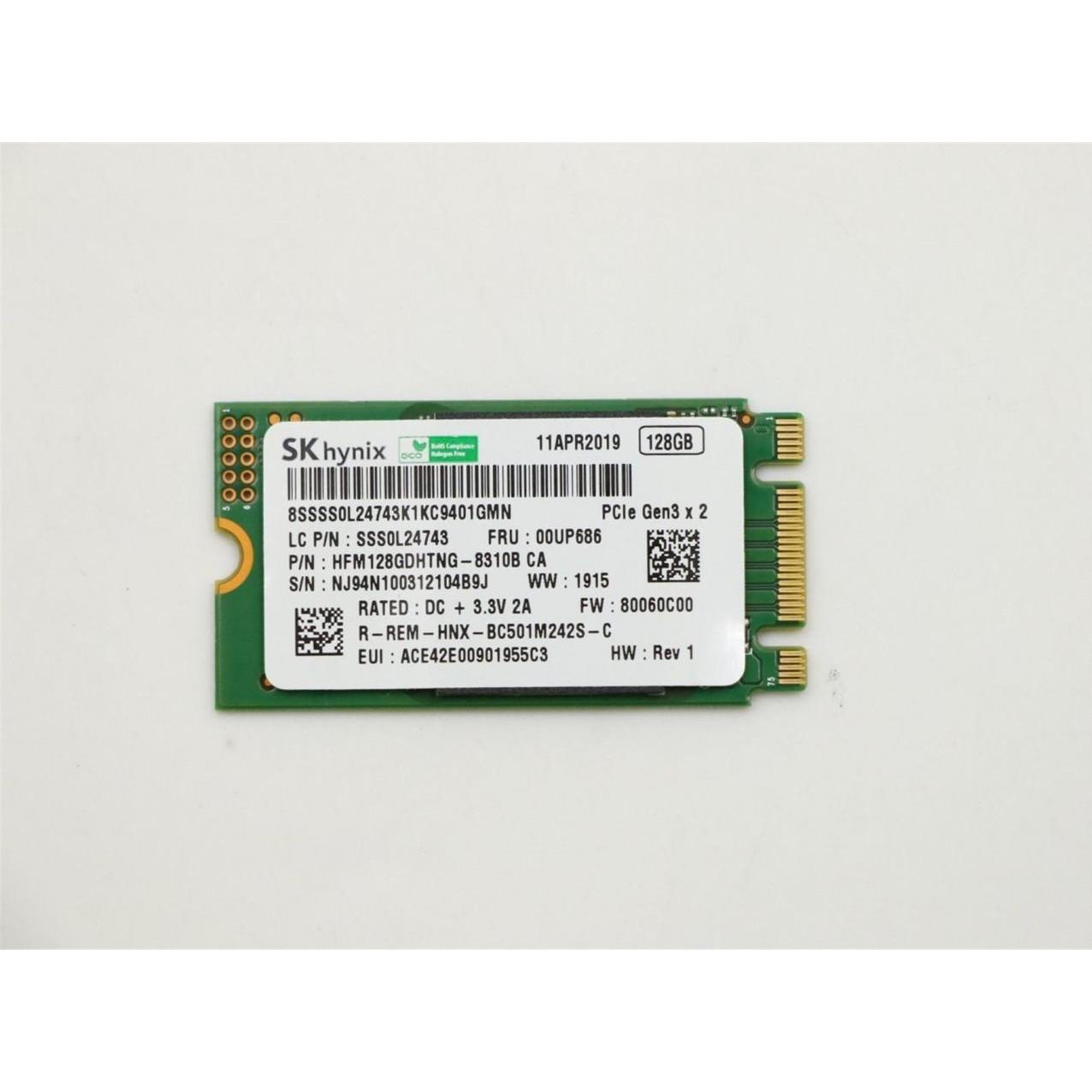 Lenovo SSD 128GB M.2 PCIe NVMe (128 GB, M.2 2242), SSD
