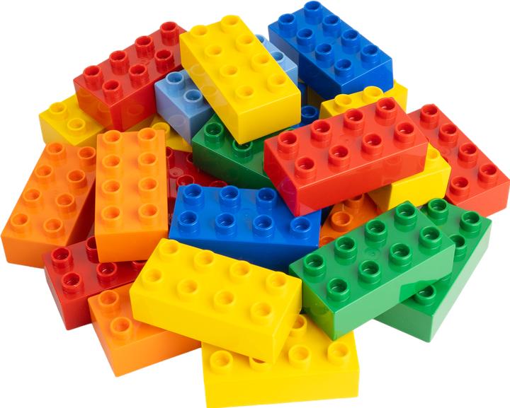 Produktbild LEGO Duplo 100 Baustein + 25 2x4 Steine Bunt NEU! Menge 125 Stueck