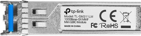 Produktbild TP-Link TL-SM311LM Netzwerk-Relaismodul Glasfaser 1250 Mbit/s mini-GBIC/SFP 850 nm