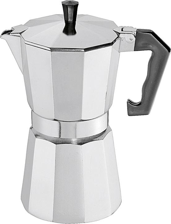 Cilio 321272 Manual coffee maker mocha pot aluminum (6 Cups)
