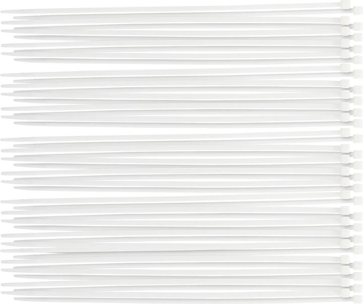Produktbild BGS Kabelbinder-Sortiment weiss 4,8 x 250 mm 50-tlg. (Kunststoffkabelbinder, 250 mm, 50 Stk.)