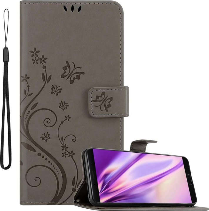 Actual product image Cadorabo Flower Book Cover (Huawei Nova 2i)
