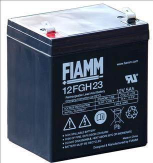 Produktbild Fiamm Akku, Bleisäure, 12V, 5Ah, Flachsteckzunge, 6.3 mm (12 V, 5 Ah)