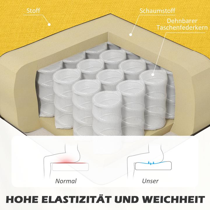 Actual product image Homcom Sofa for 2 persons (2 person sofa)