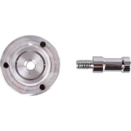Thumbnail - Studioking Spigot Montageplatte 3/8 "Aussengewinde (Stativadapter), Stativ Zubehör, Silber