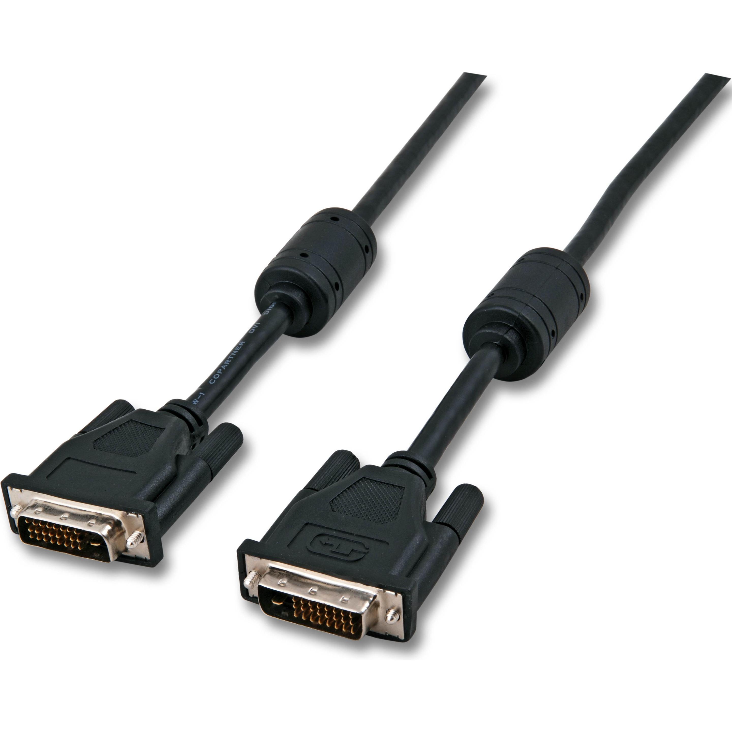EFB Elektronik DVI-D Dual Link,2x DVI-D 24+1,St.-St.,AWG 28,5,0m,sw (5 m, DVI), Video Kabel