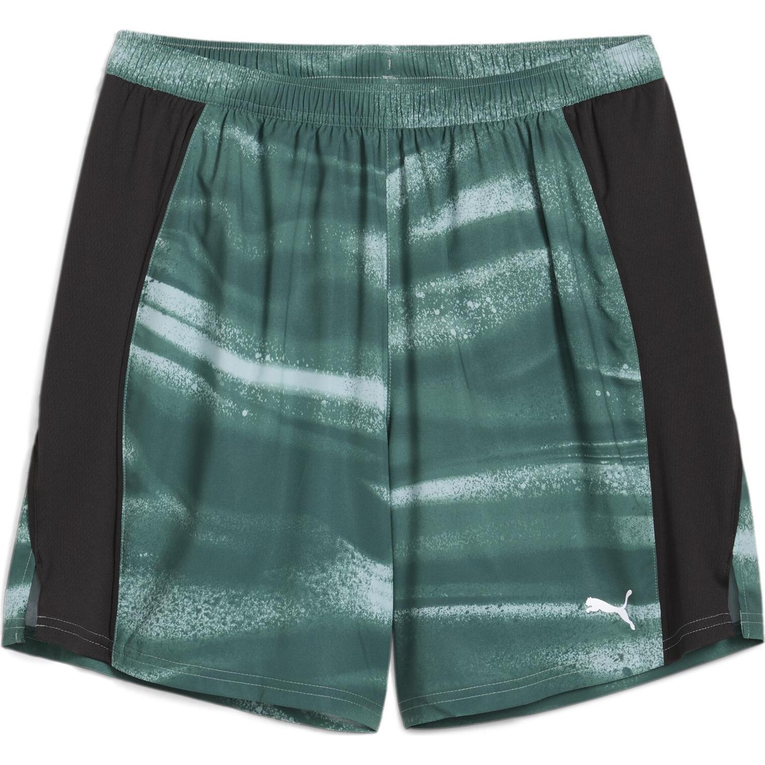 Puma, Herren, Sporthose, M Run Velocity Aop 7" Short (XXL), Grün, XXL