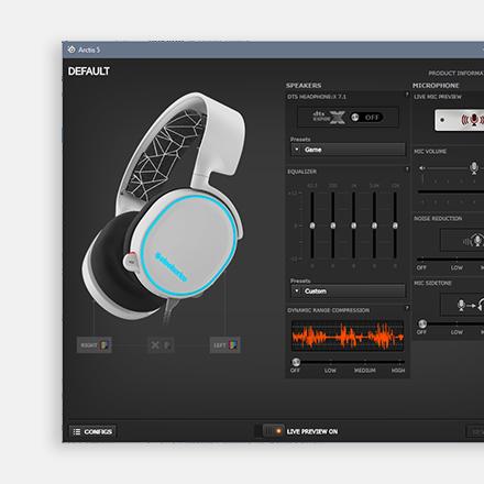 Image du produit SteelSeries Arctis 5 (RGB) (Filaire)