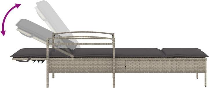 Produktbild vidaXL Sonnenliege (200 cm)