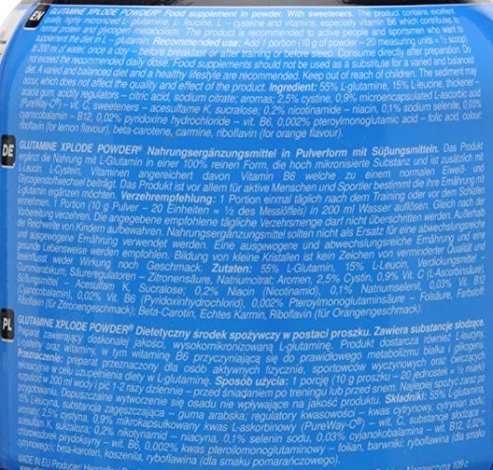 Produktbild Olimp Sport Nutrition Glutamine Xplode (500g Dose) (Lemon, 1 x, 500 g)