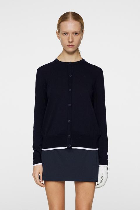 Produktbild J. Lindeberg Joanna Knitted Cardigan Damen Navy (M)