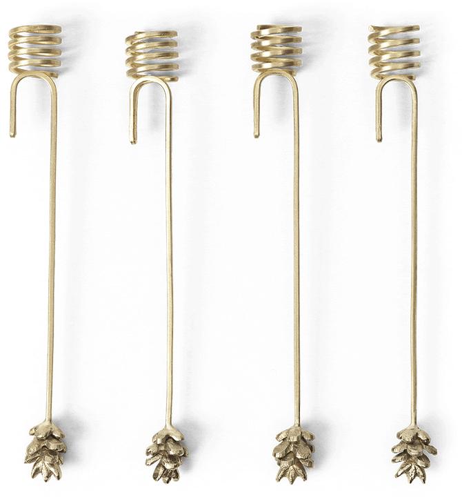 Actual product image Ferm Living Bougeoir pour sapin de Noël FOREST dorée