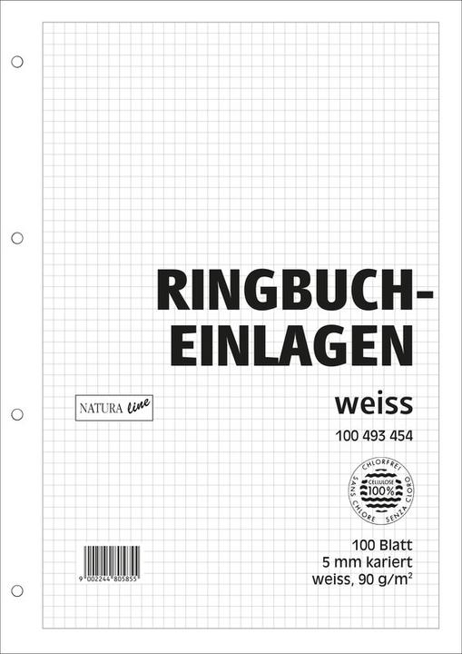 Immagine prodotto Naturaline Fogli per raccoglitori ad anelli