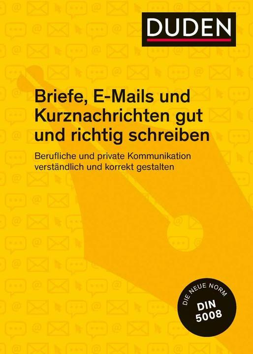 Immagine prodotto Duden Ratgeber – Briefe, E-Mails und Kurznachrichten gut und richtig schreiben (Tedesco, Ingrid Stephen, 2020)