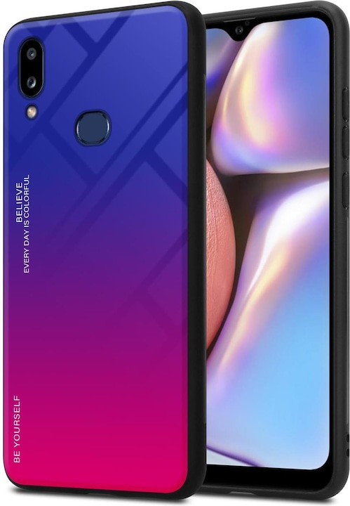 Produktbild Cadorabo TPU 2 Farben Glas Cover (Samsung Galaxy A10s, Samsung Galaxy M01s)