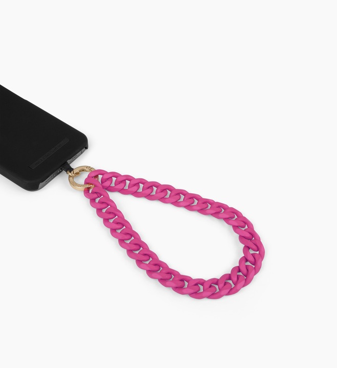 Actual product image iDeal Of Sweden Phone Strap Bracelet Chain - Hyper Pink