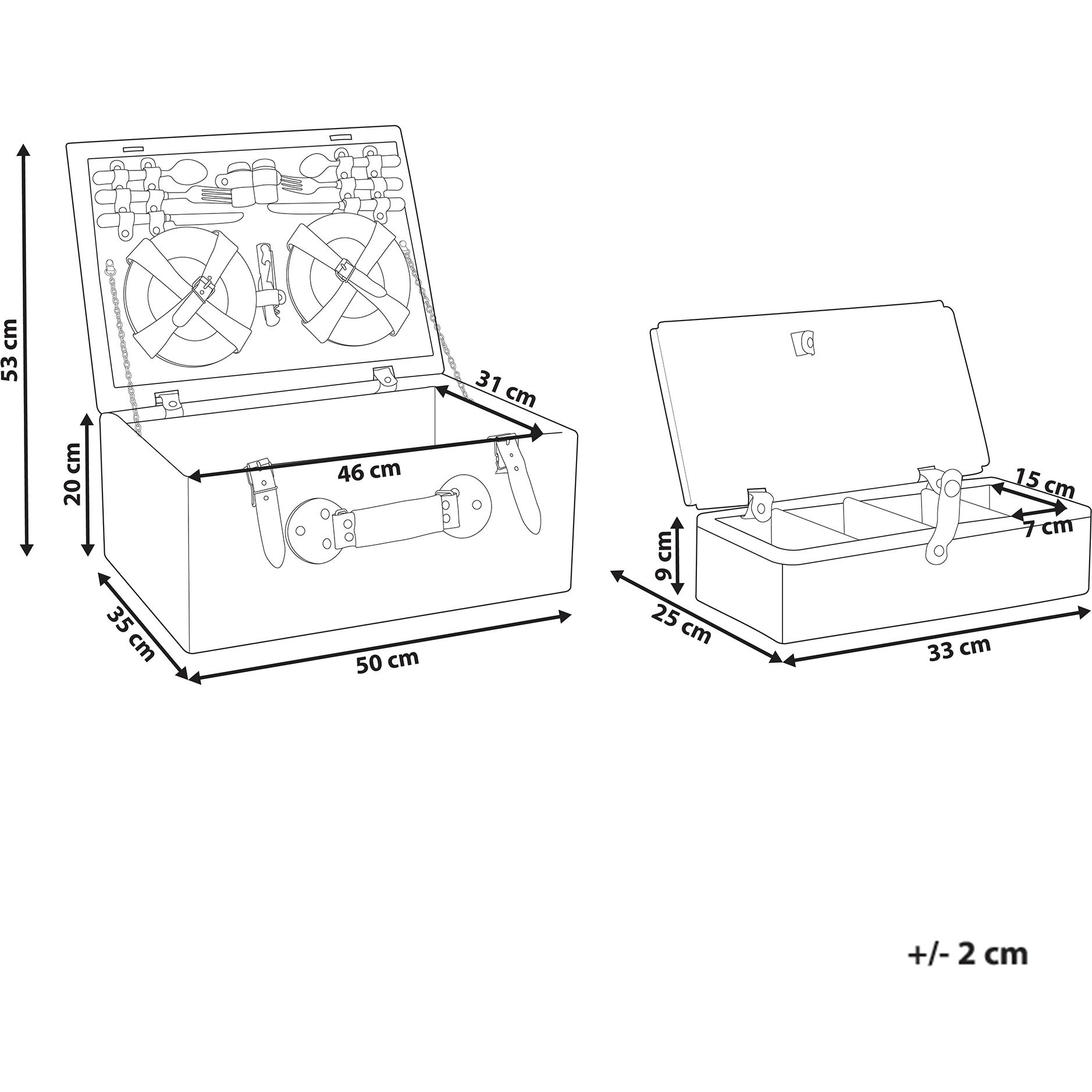 Thumbnail - Beliani, Picknickkorb