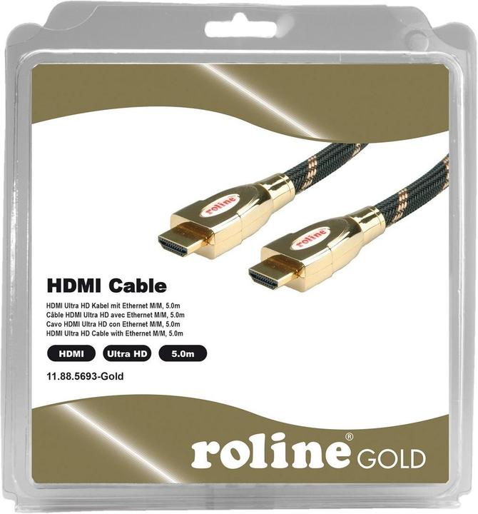 Actual product image Roline GOLD HDMI Ultra HD (5 m, HDMI, 2.0)