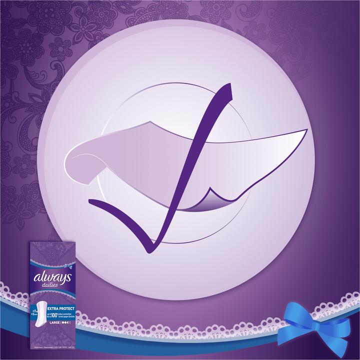 Actual product image Always Dailies Extra Protect (48 x)