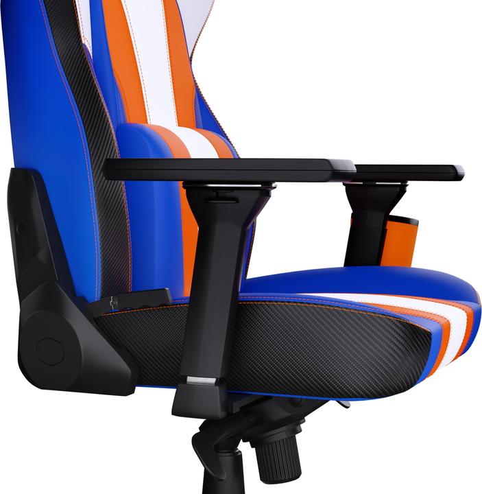Actual product image Cooler Master Fauteuil Caliber X2 Street Fighter 6 Luke (Blanc/Bleu/Orange)