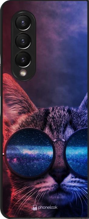 Produktbild PhoneLook Hülle Red Blue Cat Glasses (Samsung Galaxy Z Fold4)
