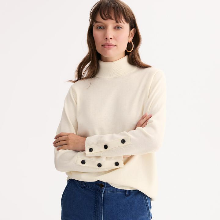 Anne Weyburn Feinstrick-Rollkragenpullover
