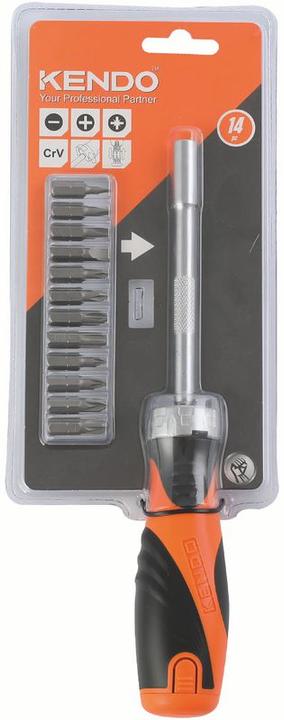 Actual product image Kendo Bit holder set with ratchet