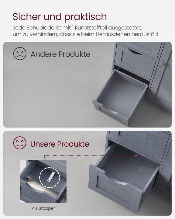 Produktbild Vasagle Felix (55 x 28.50 x 82 cm)