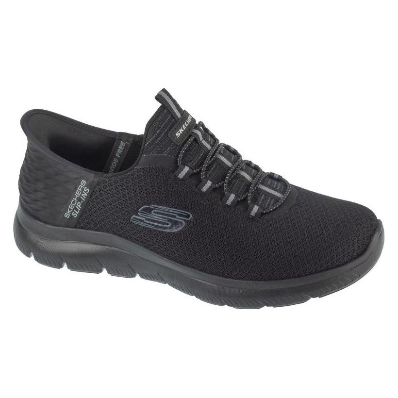 Skechers, Sneakers, Slip-Ins Summits - Hoog Bereik Zwart, (45)