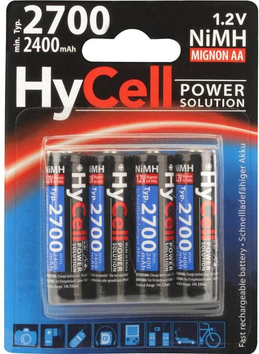 Image du produit HyCell AA (4 pcs, AA, 2700 mAh)