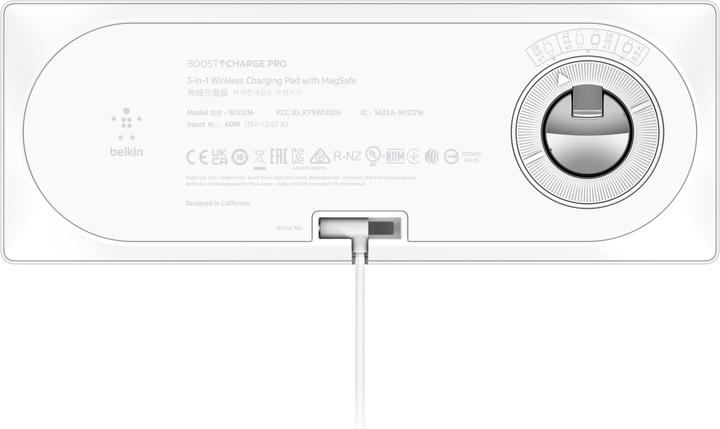 Produktbild Belkin BoostCharge Pro 3-in-1 Ladegerät mit MagSafe