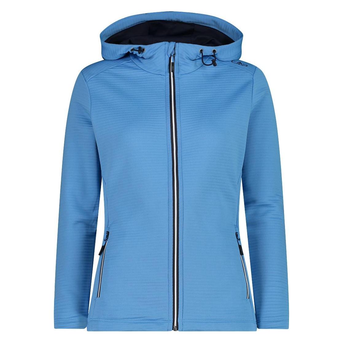Cmp Campagnolo, Damen, Outdoorjacken, Fleece Mit Kapuze Damen (M), Blau, M