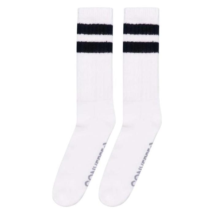 Converse, Unisex, Socken, 2er-Pack Weisse Socken, Weiss, (2er Pack, 43 - 46)