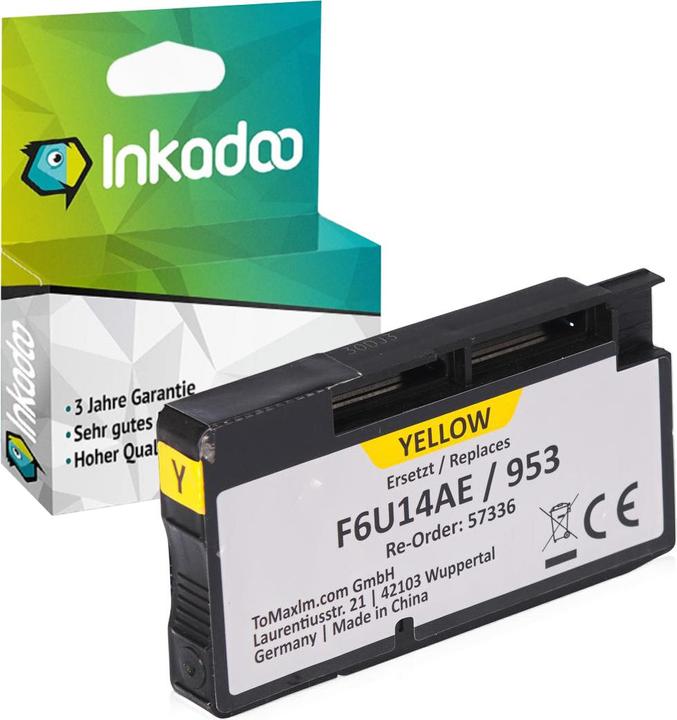 Immagine prodotto Inkadoo Inchiostro compatibile per HP OfficeJet Pro 7720 (Y)