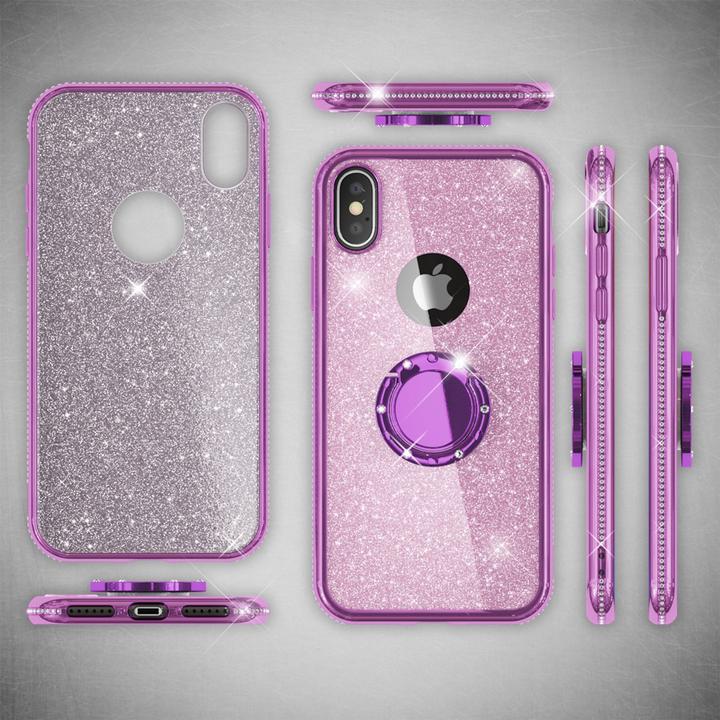 Produktbild Nalia Ring Hülle Glitzer (Apple iPhone X, Apple iPhone XS)