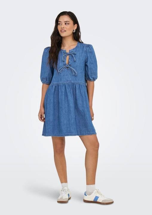 Actual product image Only Onlclara Puff Bow Dress Dnm Akm (S)