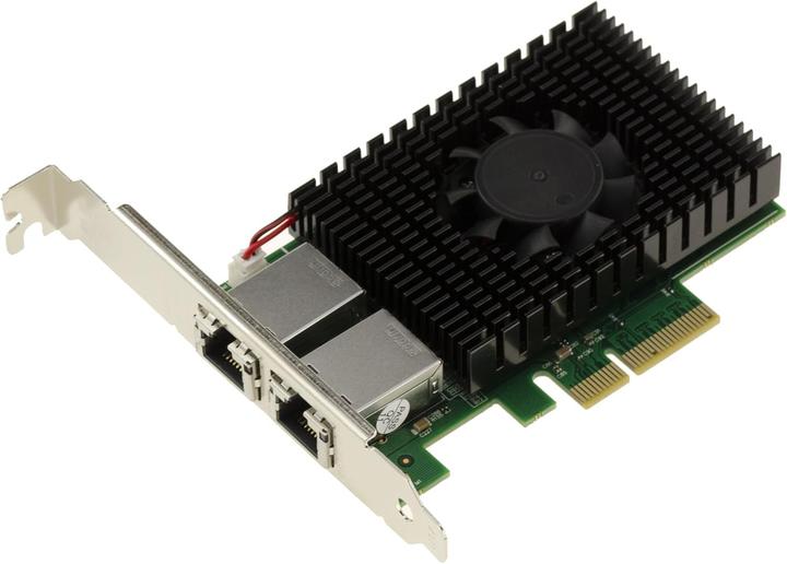 Immagine prodotto Kalea-informatique Scheda di rete PCIe 3.0 x4 Dual 10 Gigabit Ethernet 2 porte RJ45 con chipset Aquantia AQC107S (PCI Express 3.0 x4)