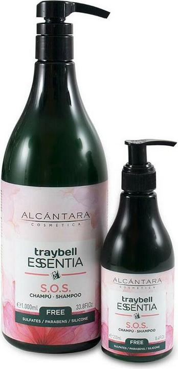 Actual product image Alcantara Cosmética TRAYBELL ESSENTIA champu s.o.s. 1000 ml (1000 ml, Liquid shampoo)
